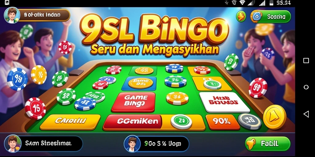Tampilan menarik dari gameplay Bingo di 9SL.