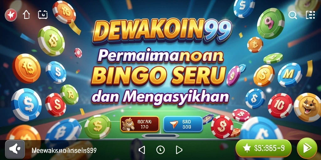 Screenshot gameplay DEWAKOIN99 menampilkan suasana seru bermain bingo.