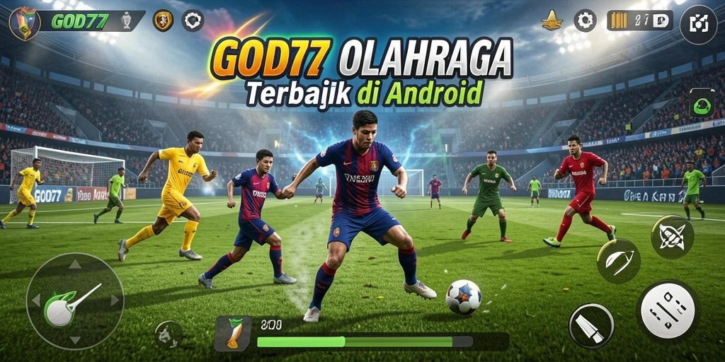 Screenshot GOD77 menampilkan aksi seru dalam permainan olahraga.
