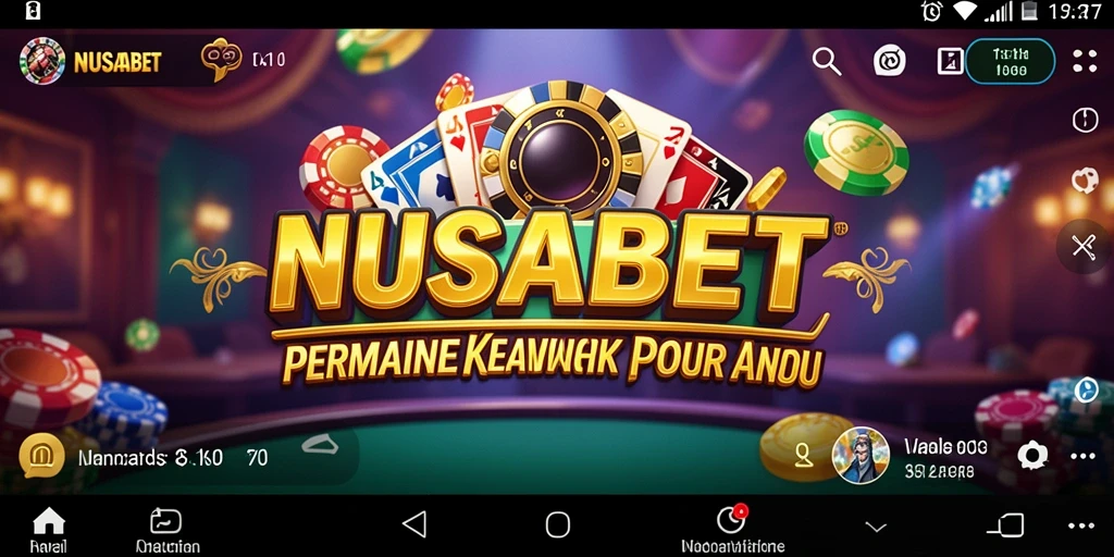 Tampilan gameplay NUSABET yang menegangkan dan menarik.