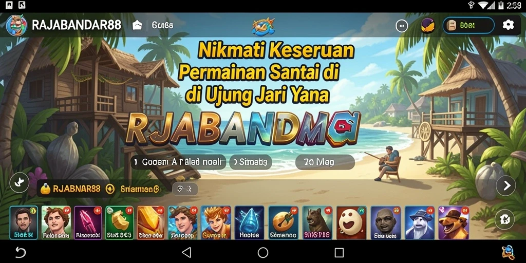 Screenshot RAJABANDAR88 menampilkan aksi gameplay seru dan intuitif.