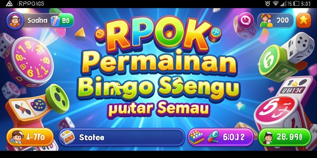 Tampilan gameplay RPOK yang menarik dan seru dalam permainan Bingo.