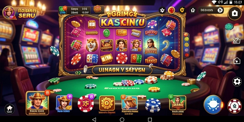 Tampilan gameplay Kasino V07 yang memukau dan interaktif.
